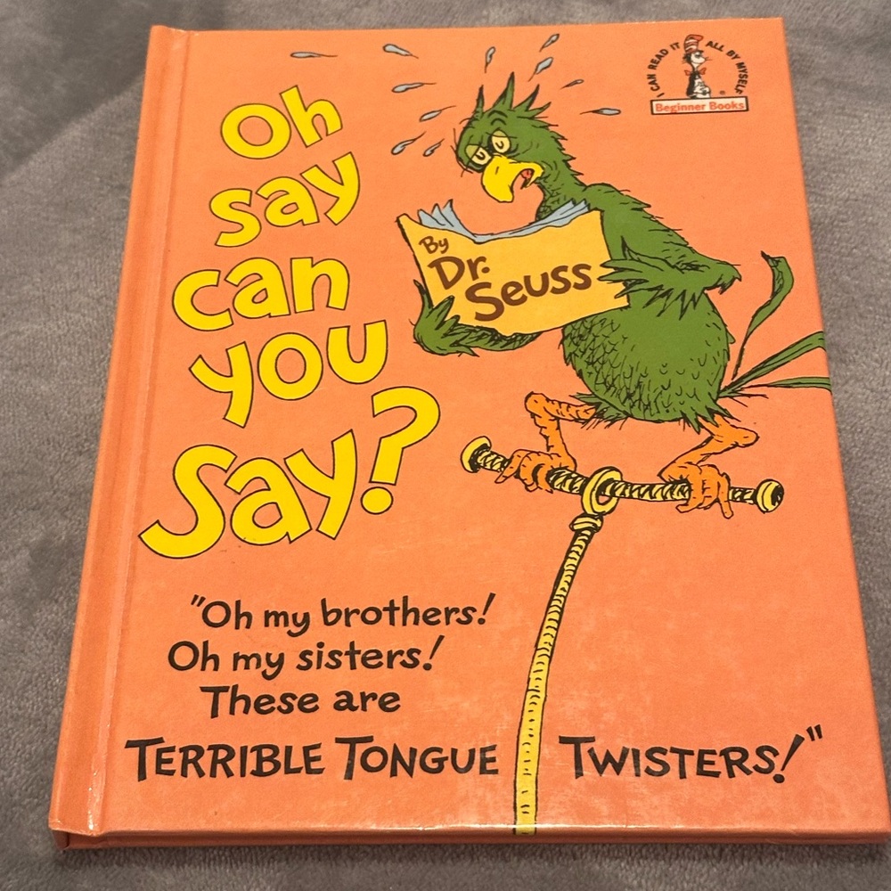 FIRST EDITION Oh Say Can You Say Glossy Cover  1979